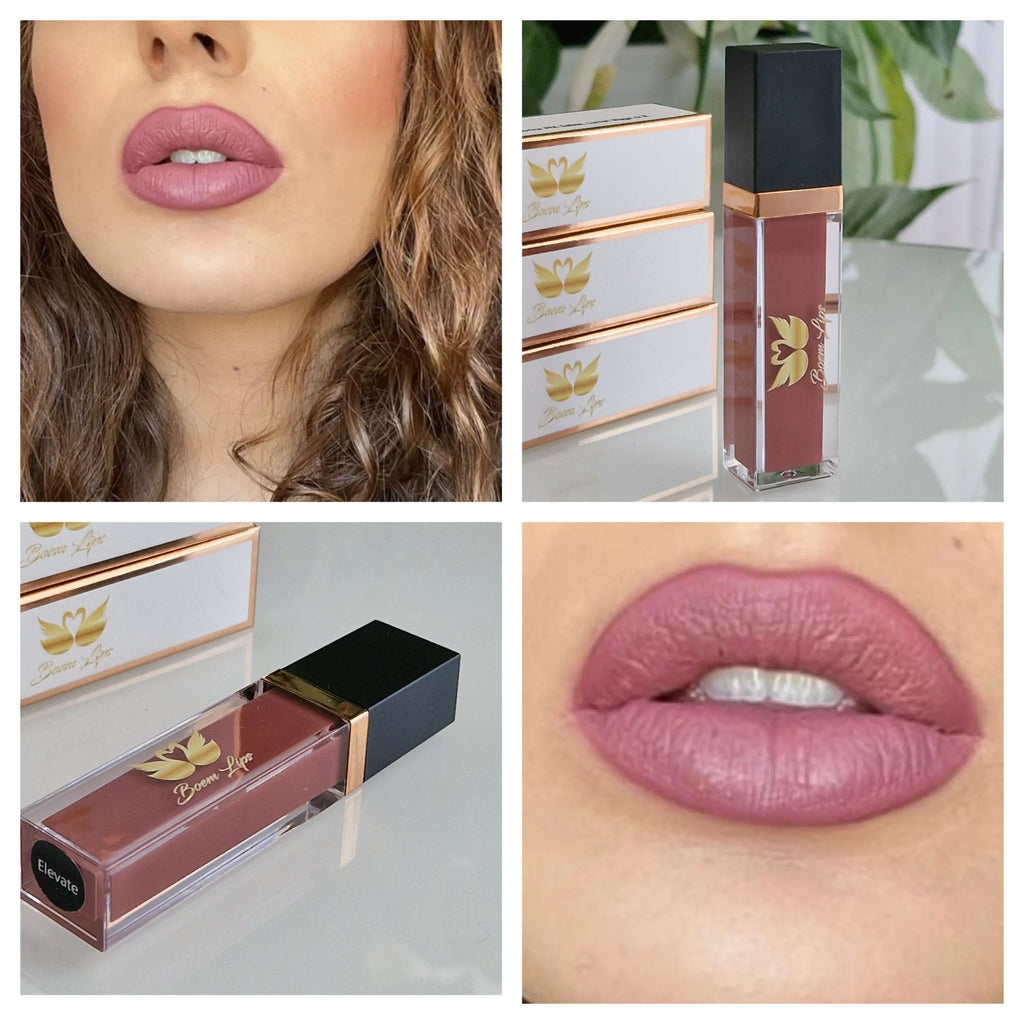 Ruj Lichid Mat BOEM BEAUTY - ELEVATE