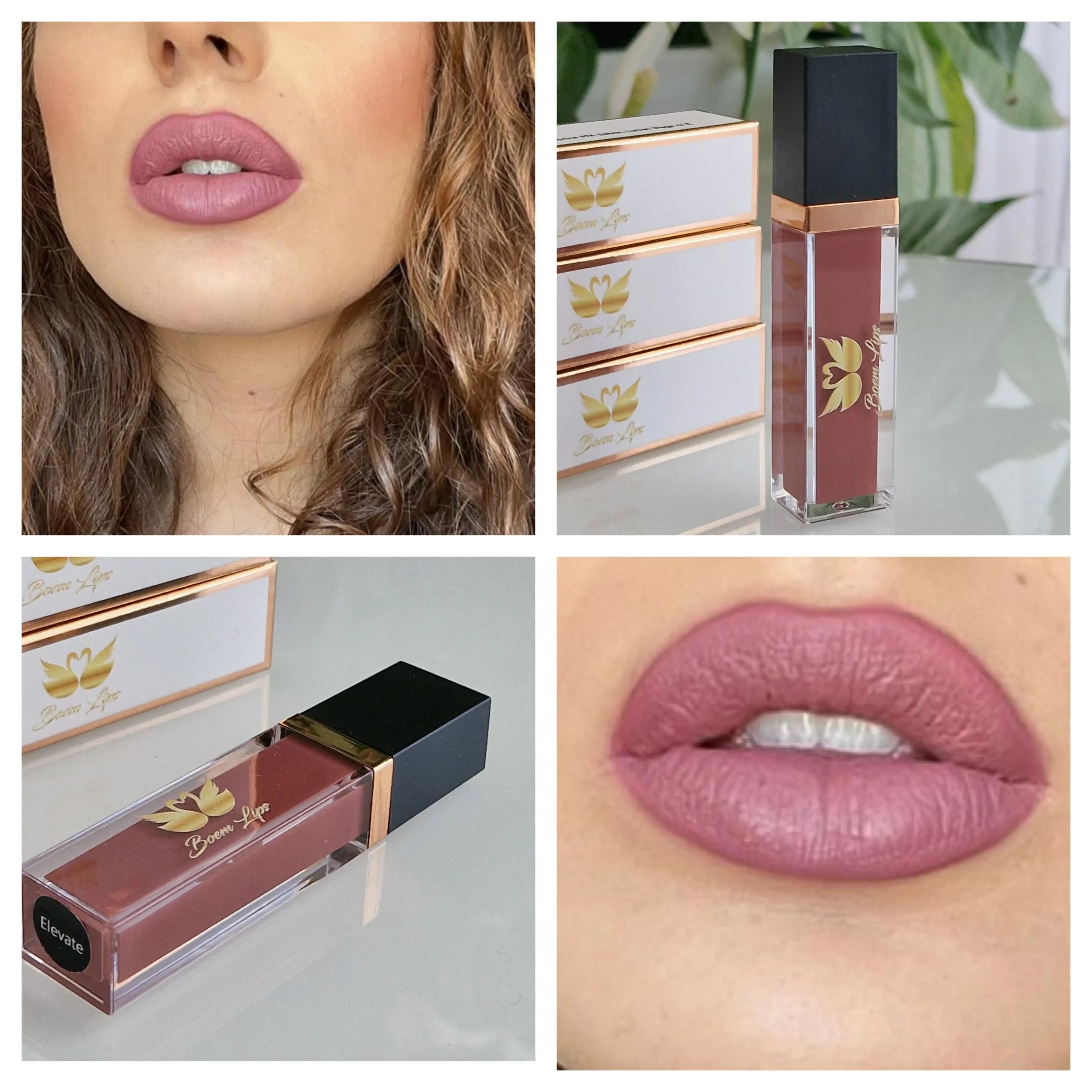 Ruj Lichid Mat BOEM BEAUTY - ELEVATE